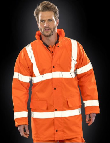 RES-R218X-High Vis Motorway Coat